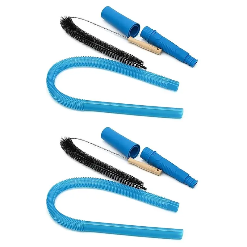 

AT43-Upgraded Dryer Vent Cleaner Kit Flexible Dryer Lint Vac Attachment Universal Fit Universal Fit For Any Vacuum