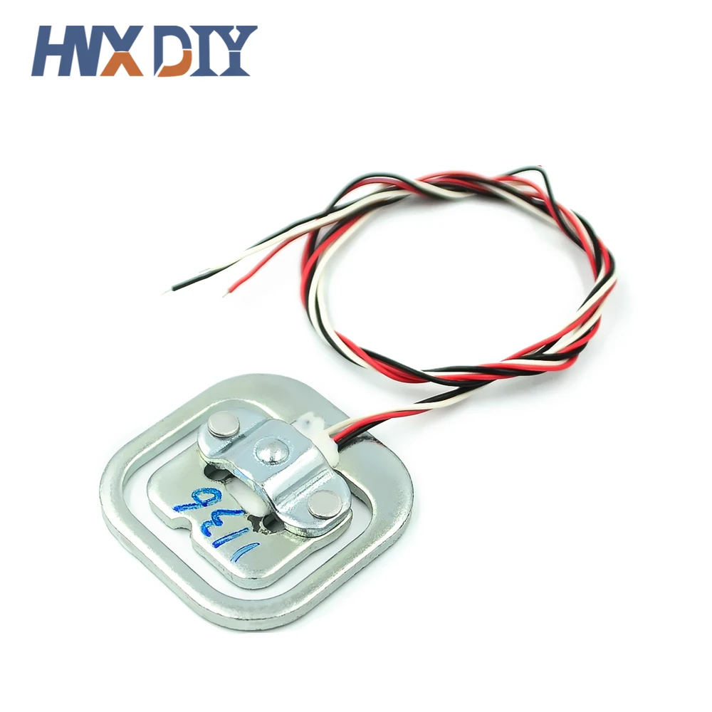 HX711 AD Module Body Load Cell Weighing Sensor Pressure Sensor+4Pcs 50kg Human Scale Load Cell Weight Sensors+Measurement Tools