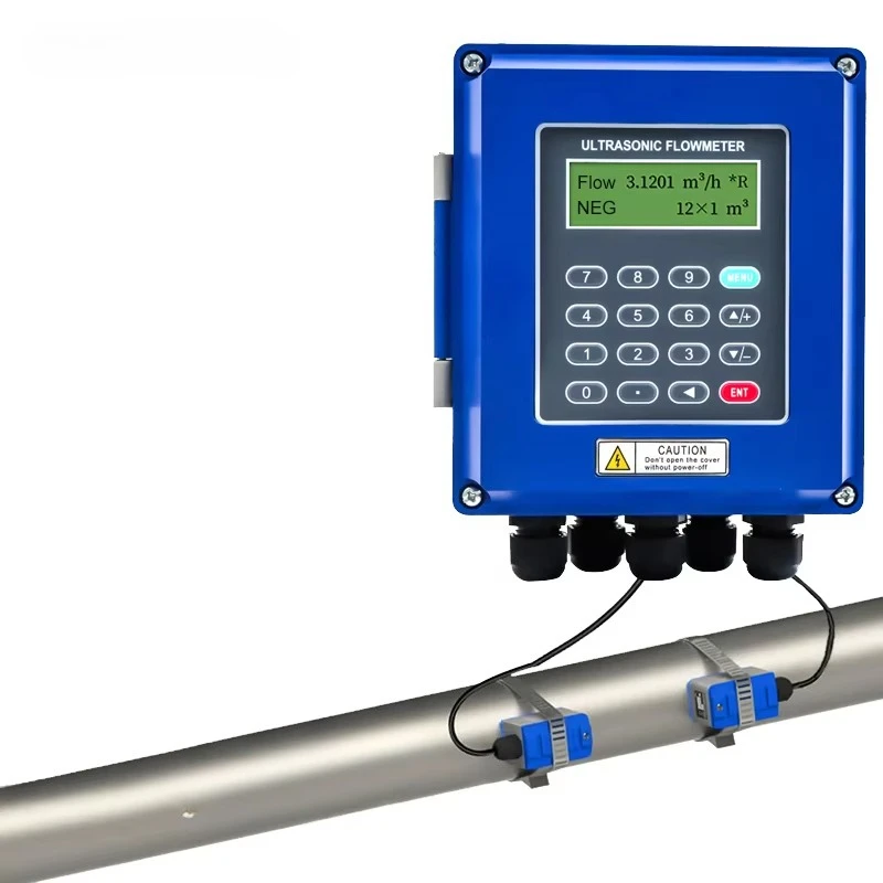 

China Low Price Digital Lorawan RS485 4-20MA Liquid Franged Clamp on Wall Mounted Ultrasonic Flow Meter Heat Meter