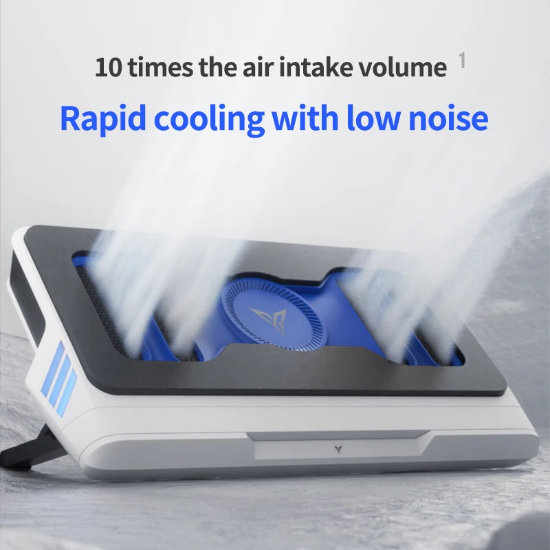 BS1 Laptop Cooler 1300-3000rpm Overclocking Pressure Air Dual Noise57db Reduction Intelligent Frequency Computer Bracket