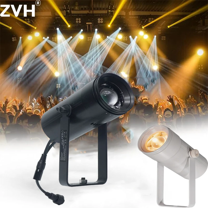 

Rotation Zoom 40W LED CW/WW Lekos Spot Profile Light Professional Aluminum Housing DMX Spotlight for Stage Wedding Party Concert