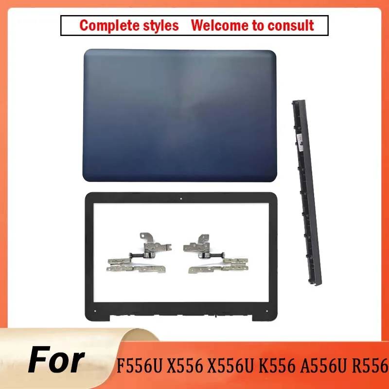 Plastic NEW For F556U X556 X556U K556 A556U R556 FL5900U VM591U Laptop LCD Back Cover Front Bezel Bottom Case Hinges Cover 15.6“