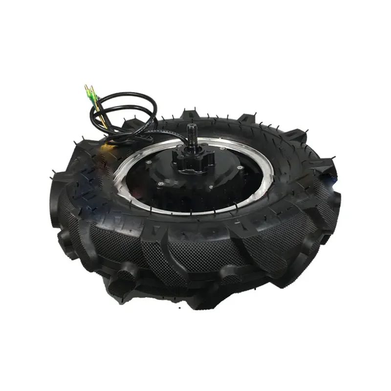 Low Price Permanent Magnet Brushless Wheel Hub Motor Dual Drive Kit Customized Speed Torque 24V-48V 500W for Cleaning Vehicles