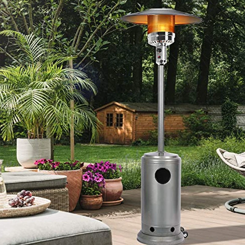 Steel Outdoor Patio Heater for Winter Backyard Space Warmer