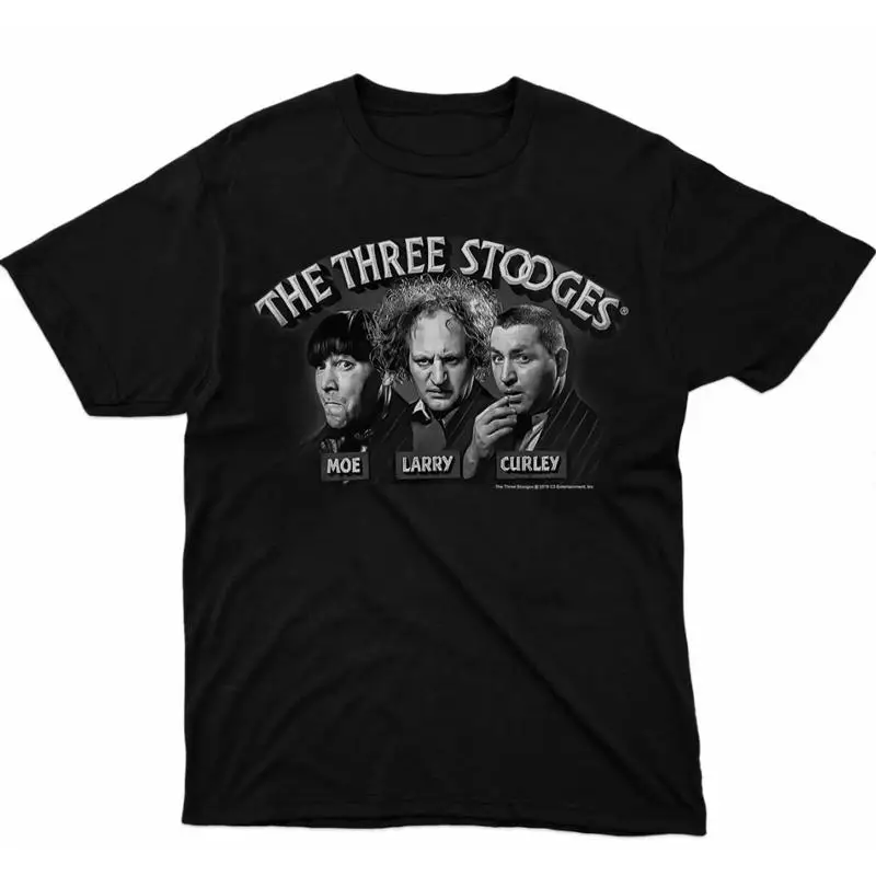 

Забавная винтажная футболка The Three Stooges Opening Credits, размер S-5XL