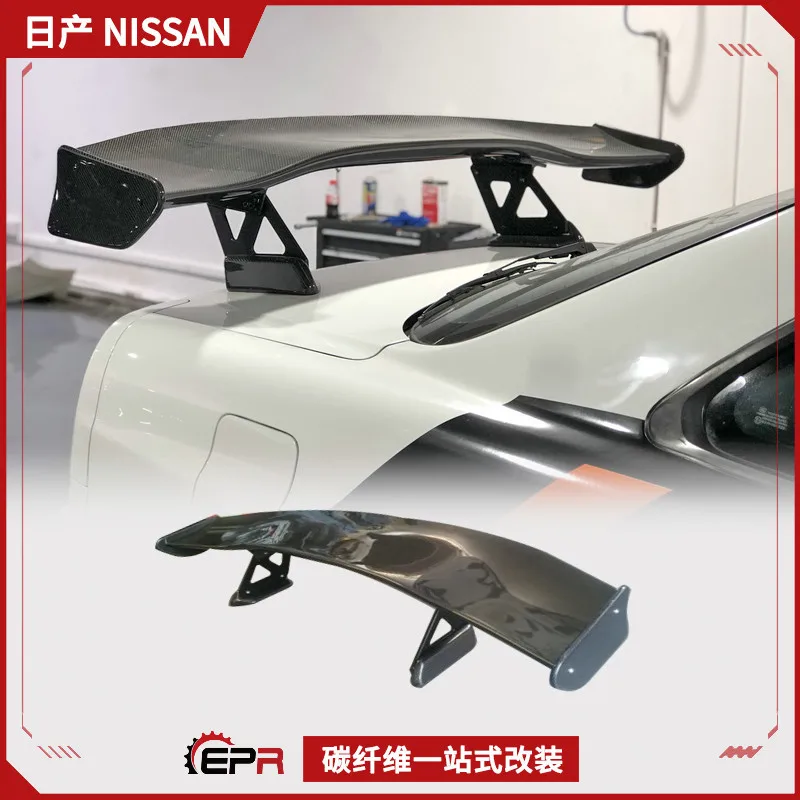 

Подходит для Nissan GTR Skyline R34, модернизация из углеродного волокна, большой хвост GT, задний спойлер, фиксированное ветровое крыло