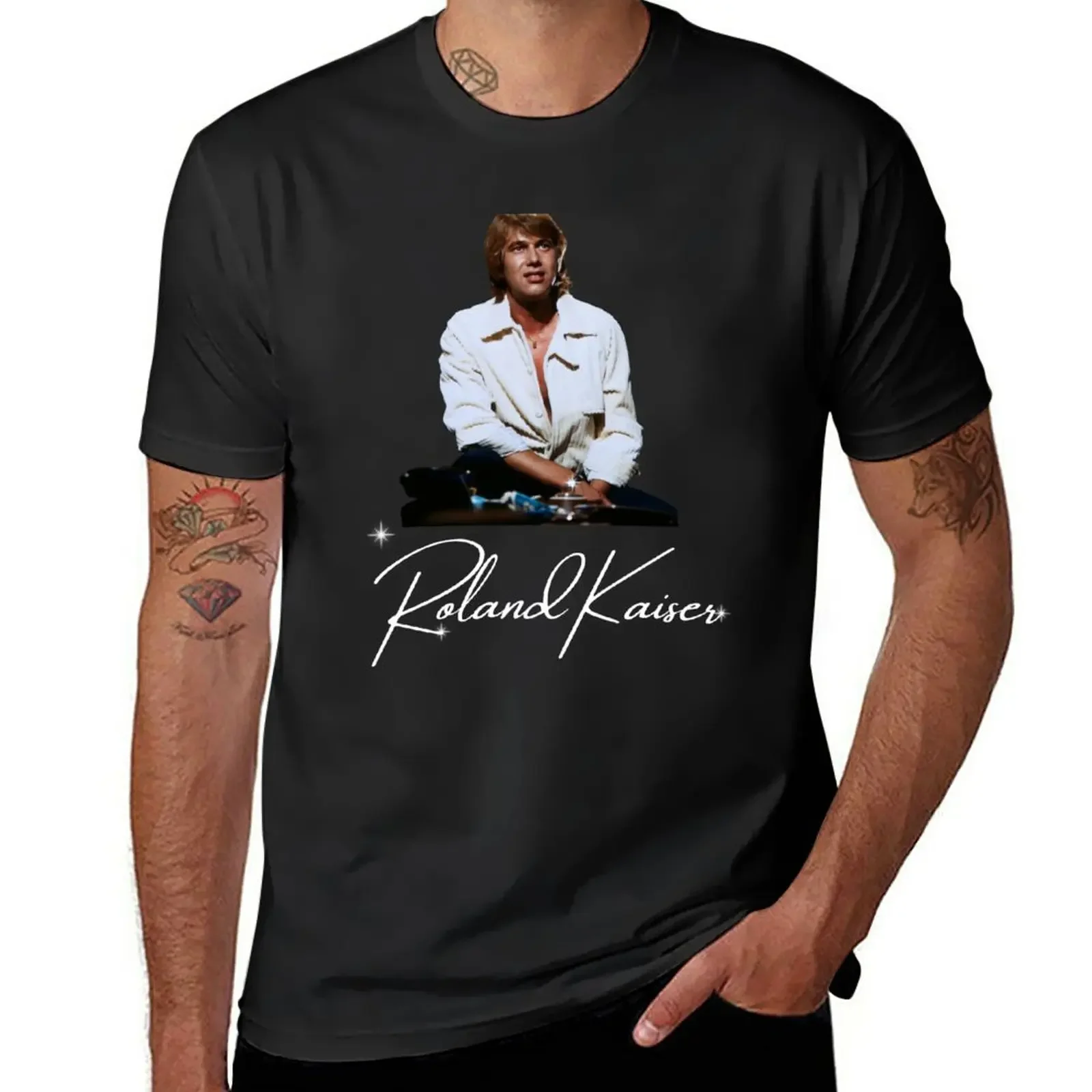 Roland kaiser - rip Roland kaiser - rest in peace Roland kaiser T-Shirt customs design your own mens t shirt graphic