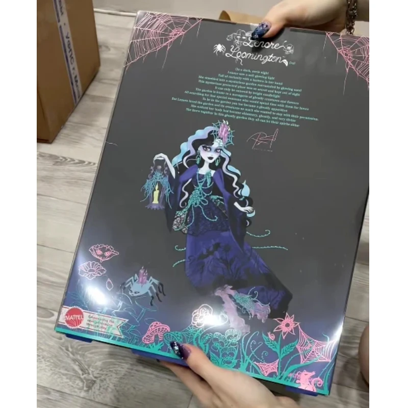 دمية Monster High Lenore Loomington Collector'S Edition، زخرفة لطيفة، هدايا مهرجان الأداء عالية التكلفة #5
