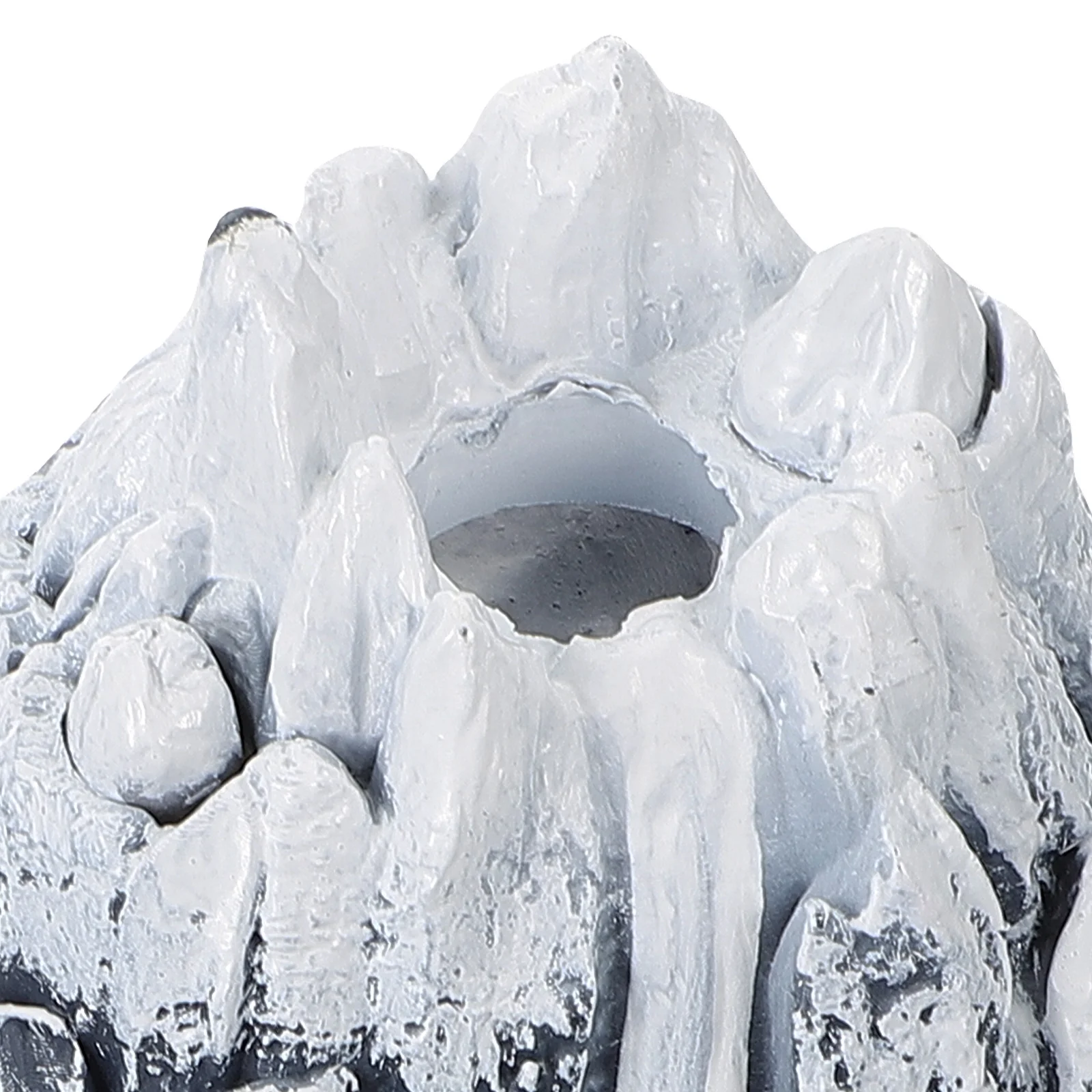 

Artificial Snow Mountain Aquarium Decor Fish Tank Landscaping Ornament Safe For Reptile Tank Decoration Pet