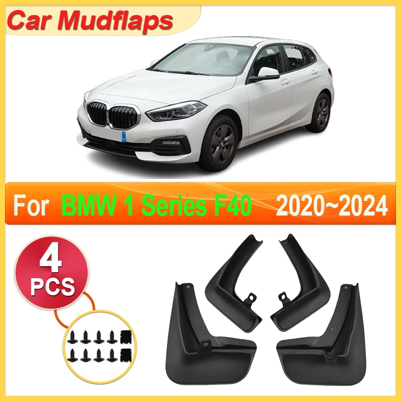 

For BMW 1 Series F40 Accessories saloon 2020~2024 2021 Car Mudguards Parts Mudflap Tool Splash Fender Flare Cover Guard Auto Mud