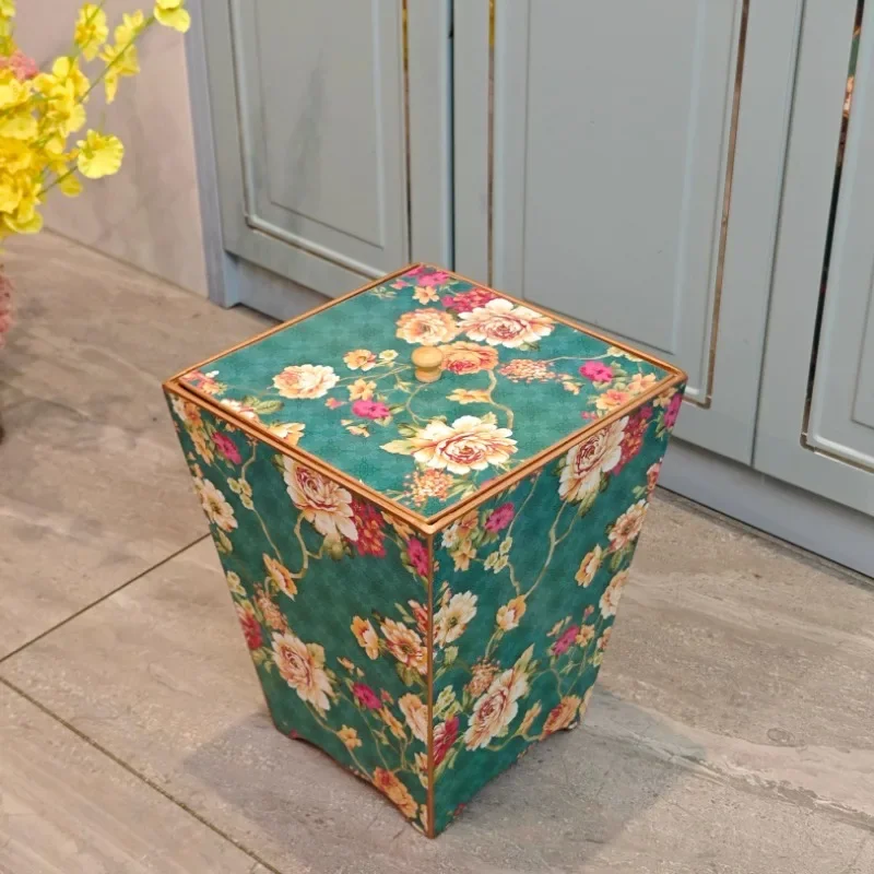 Trash can, European-style household storage can, garden trash can, new products, a variety of color options