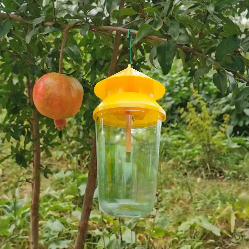 Plastic Fruit Fly Trap Killer Drosophila Trap Anti Fly Fruit Fly Killer Catcher Orchard Insect Trap Pest Control Fly Bee Trap