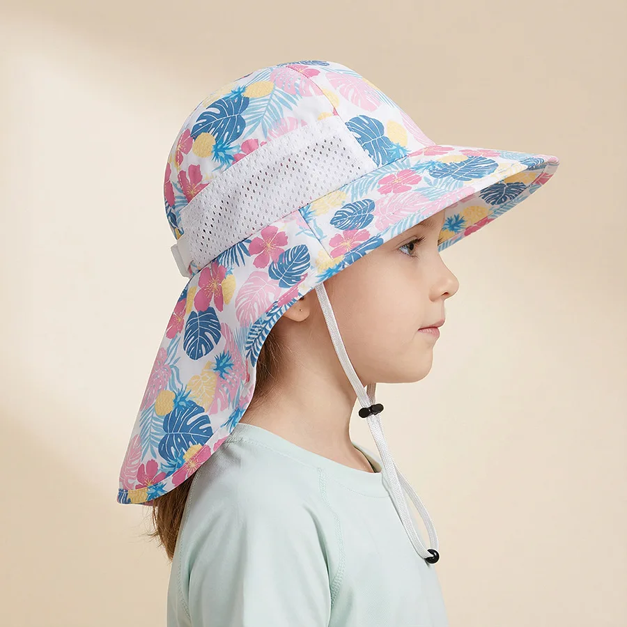 1-2 Jahre 3-5 Jahre 6-10 Jahre Kinder-Sonnenschutzhut 2026 Frühling/Sommer Leichter Bedruckter Fischerhut für Jungen und Mädchen Strand-Sonnenschutz S – Detail 14