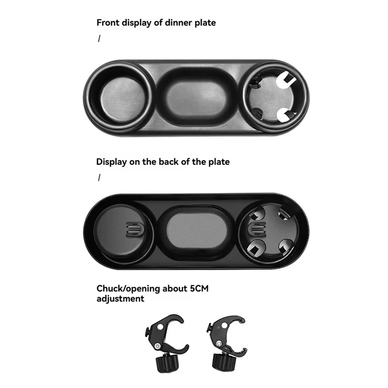 SYW-Baby Stroller Dinner Table Tray Universal Kids Pushchair Self-Feeding Dinner Snack Tray With Cup Holder Pram Accessories