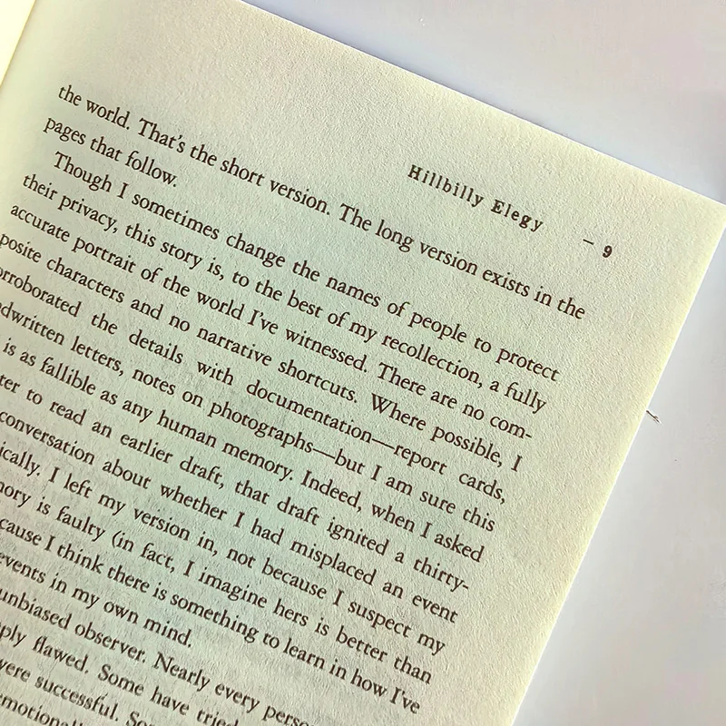 The Lament Of Rural People Английская версия Hillbilly Elegy Memoirs Of American Life J.D.Vance Английские книги Libros Livros