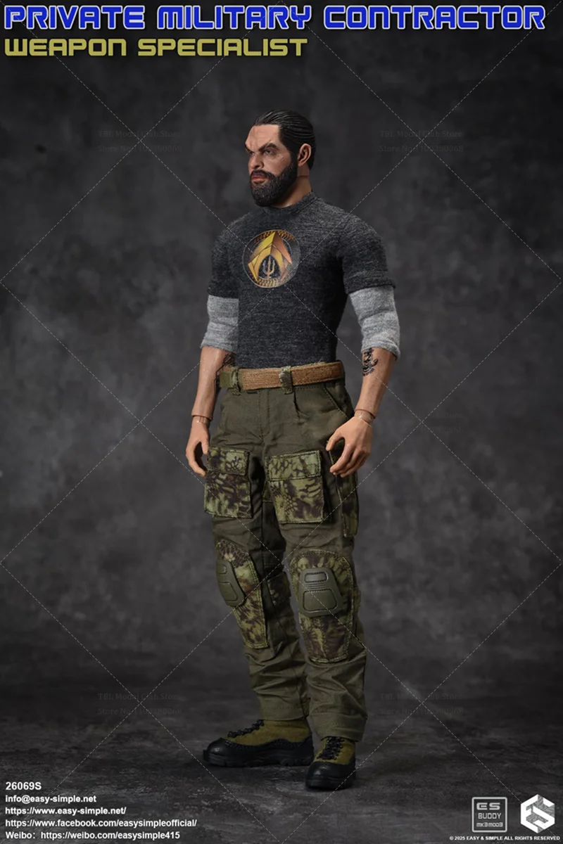EasySimple 26069S 1/6 Scale  Private Military Contractor Mercenary 12-inch Full Set Action Figure Soldier Toys Limited Edition