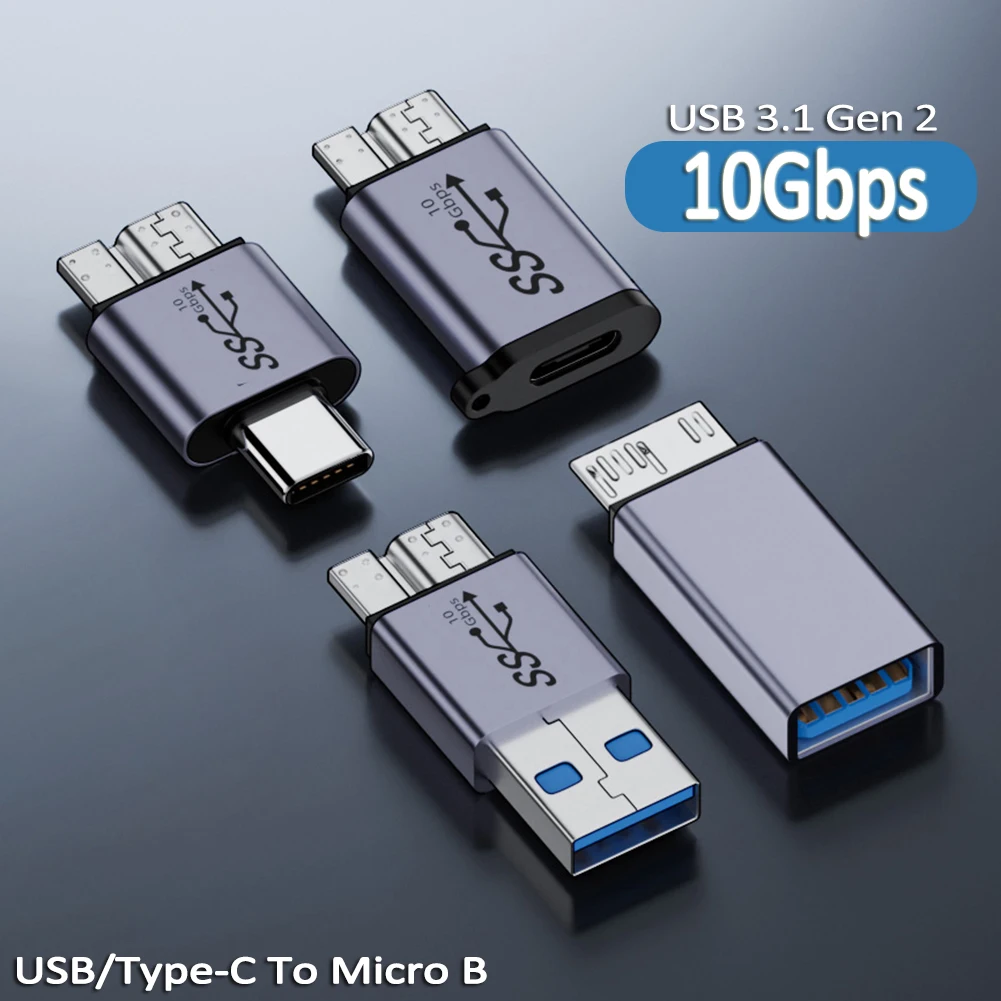 USB Type-C to Micro B HDD محول ، Gen2 ، 10GBps ، 7.5 واط ، كابل القرص الصلب الخارجي ، SSD #1