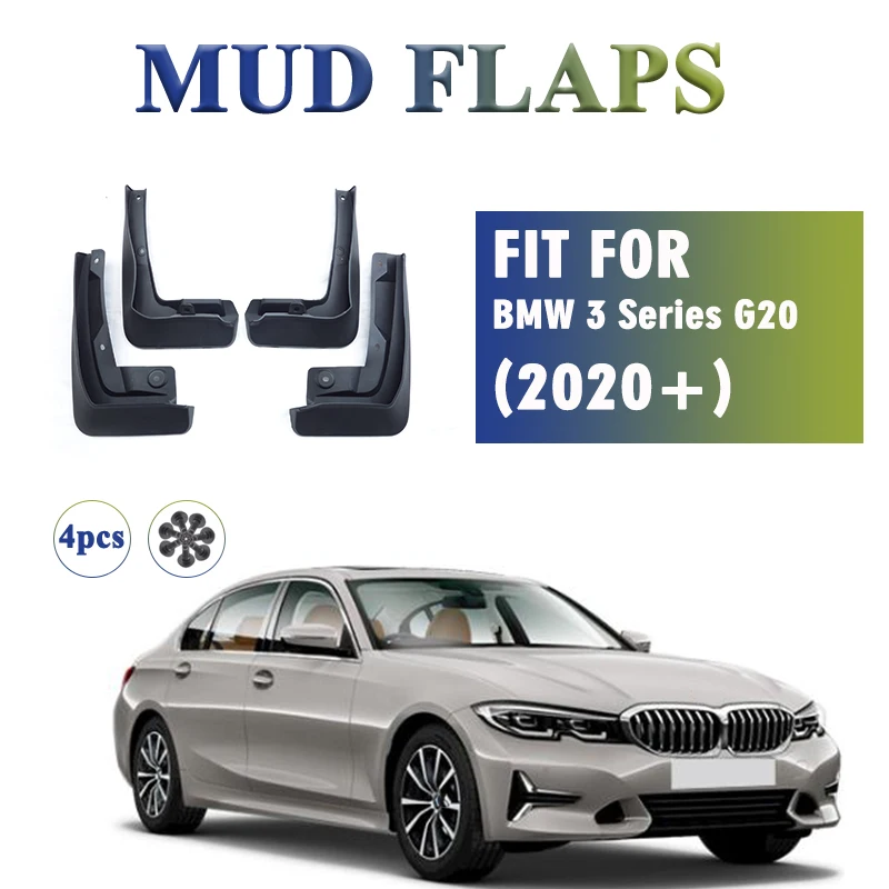 

2020 2021 2022 2023 2024 2025 FOR BMW 3 Series G20 Mudflaps Fender Mud Flap Guards Splash Mudguard Car Accessories 4pcs