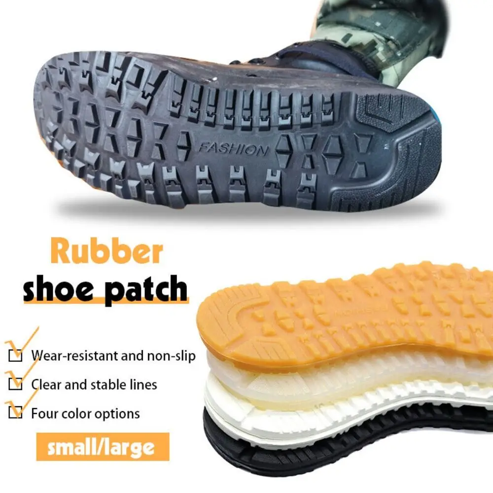 

1Pair Wear-resistant Rubber Anti-wear Patches Anti-skid DIY Replacement Shoes with Thickened Rubber Soles to Repair