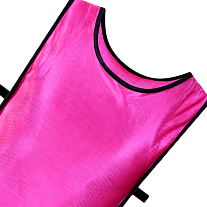 6 Pack Pennies Scrimmage Vests Adult Football Jersey For Soccer Basketball Volleyball And Other Team Games Pink