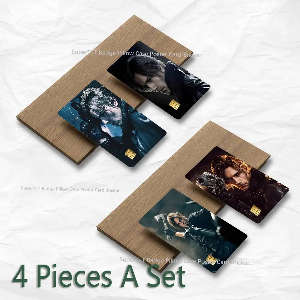 L-Leon Keneddy Resident Evil 9 4 Remake Credit Card Skin Stickers for VISA JCB Mastercard and Other IC Bank Card Decoration