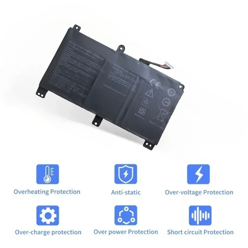 B31N1726 11.4V 4200mAh 48Wh High Capacity Replacement Li-ion Battery for Asus TUF Gaming FX80 FX86 FX504 FX505 FA506 FA706