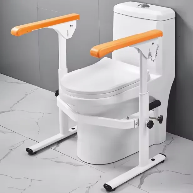 

Toilet Safety Rails for Elderly Handicap Toilet Frame with Handles Adjustable Bathroom Hand Railing
