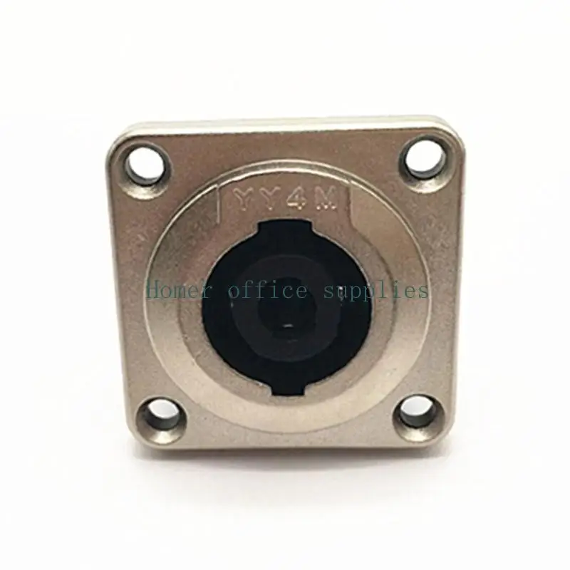 K43B 4Pole Panel Mount Socket Connector For Clear Transmission In Live Shows