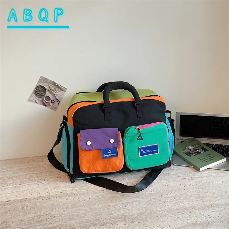 Diaper Bag Handbag Luxury Brand Fashionable Baby Diaper Bag Handbag Large Capacity Multifunctional Baby Products Storage Bag