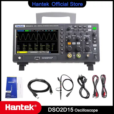 Portable Digital USB Oscilloscope 2 Channels 100/150Mhz Hantek