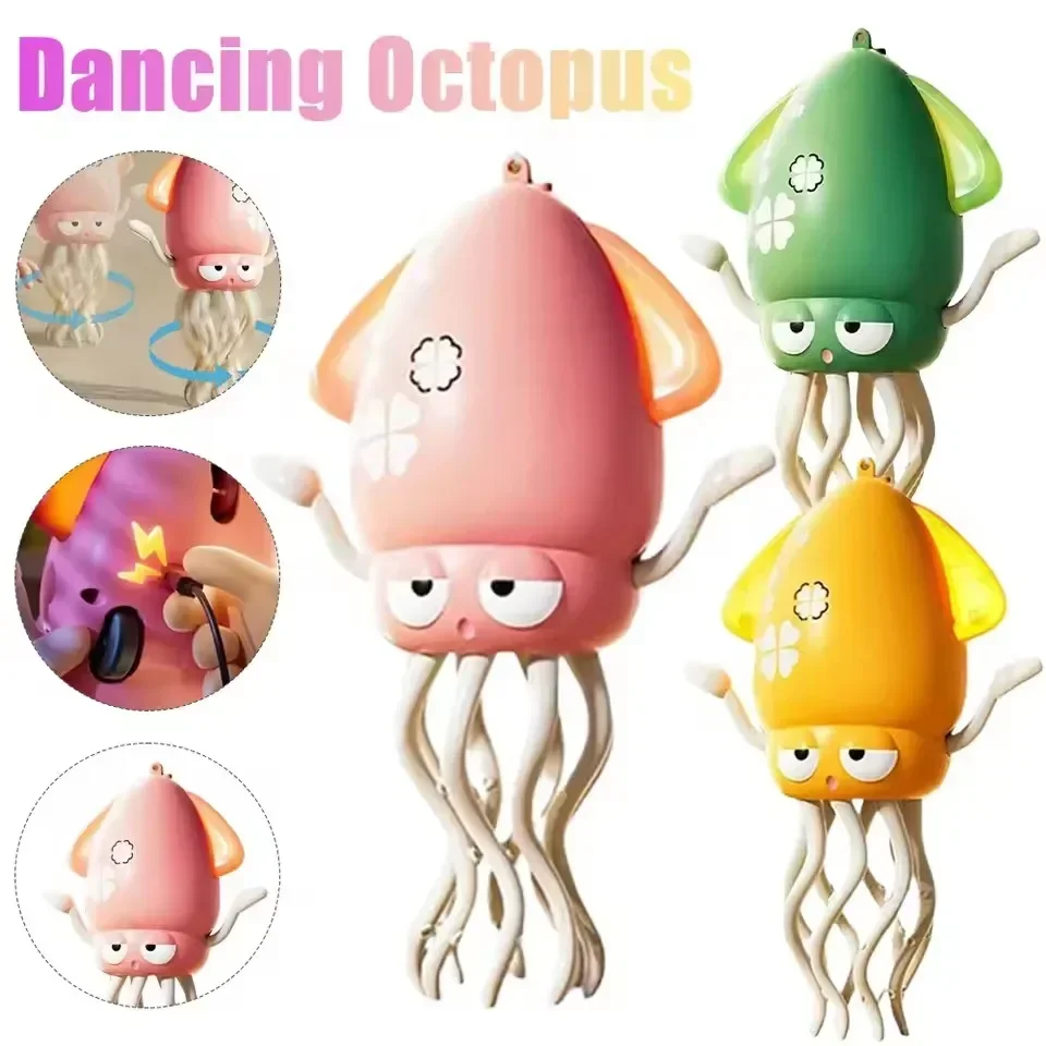 

New Miniso Decompression Toy Demonic Dance Octopus Toy Fishing Puzzle 3 To 6 Years Old Child Birthday Gift