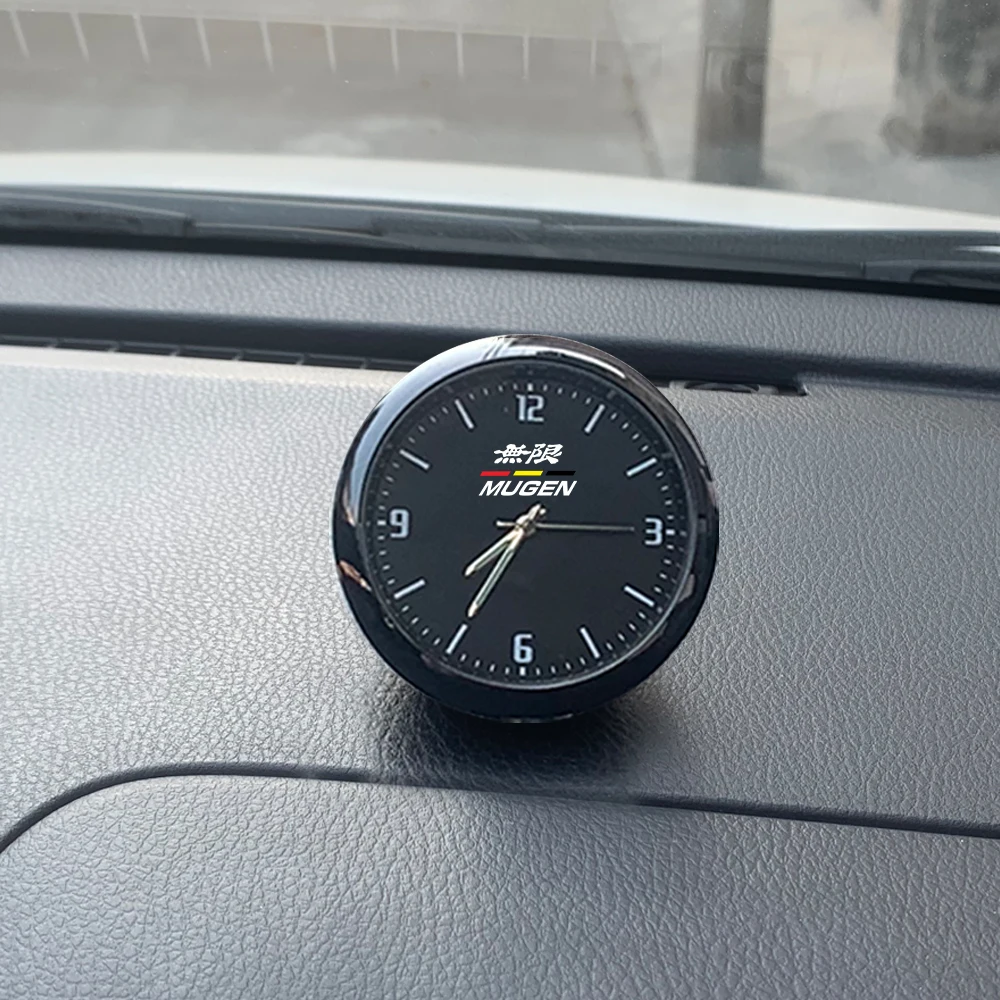 Car Quartz Decoration Clock Auto Dashboard Watch For Mugen Accord Civic Si Odyssey Fit CR-V CR-Z Vezel ZR-V Zest WR-V XR-V UR-V