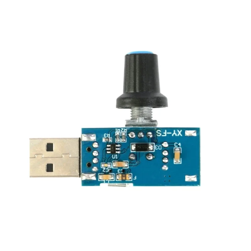 DC 5V Micro USB Fan Speed Controller Mute Noise Reduction Air Volume Adjustment Multifunction Switch Module
