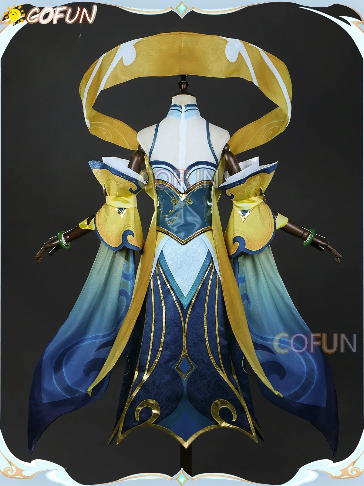 COFUN Spiel LOL Immortal Journey Soraka Cosplay Kostüm Halloween Outfits Frauen Spiel Cothing