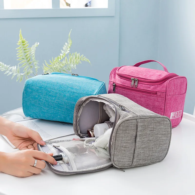 Portable Toiletry Storage Makeup Vanity Cases Organizer Accessory Products Women's Men's Hanging Cosmetic Bag Travel Necessarie