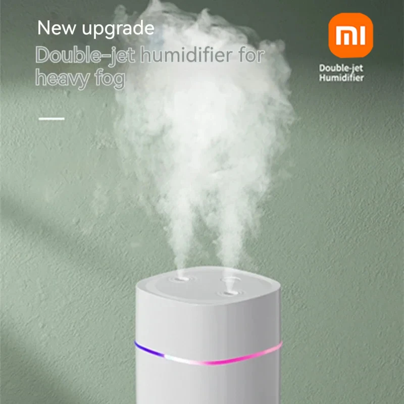 Xiaomi Air Humidifier With Dual Spout High Capacity Essential Oil Diffuser Cool Mist Maker Silent NightLight For Car Home Office