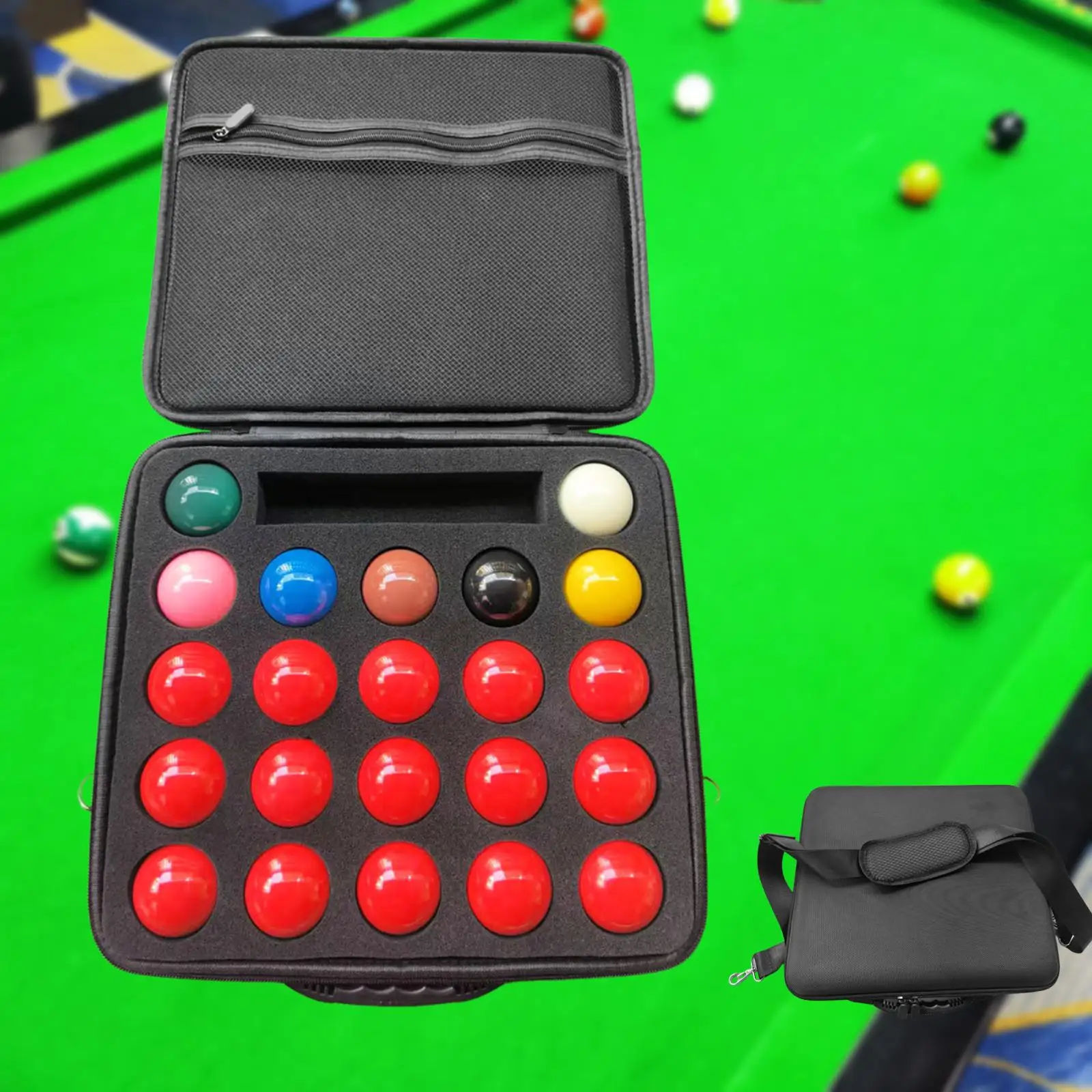 Billiard Ball Carrying Case Container Lightweight Billiard Balls Storage Box