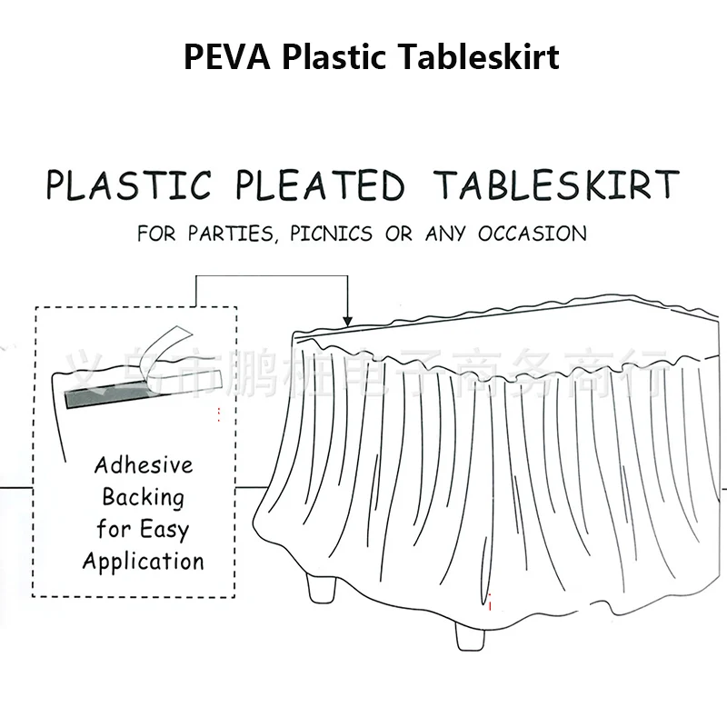 Zoya-saia plástica descartável da tabela, toalha retangular, para a formatura, chá de bebê, casamento, festa de aniversário