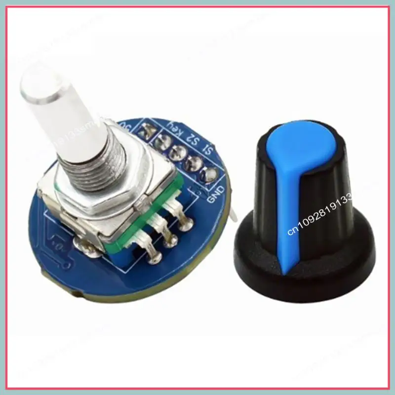 

N94R Потенциометр Аналоговая ручка Энкодер Поворотный потенциометр с крышкой ручки для конденсаторных устройств EC11