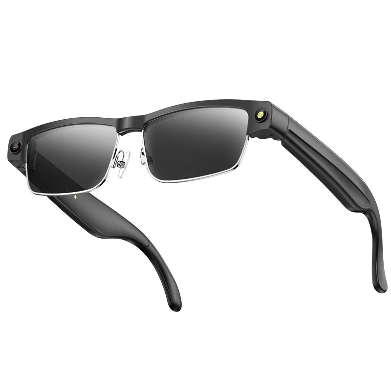 Smart AI Glasses Recording Videos Ai Photo Recognition Answer Translation Large Battery  Bluetooth Call Glasses For Men Women