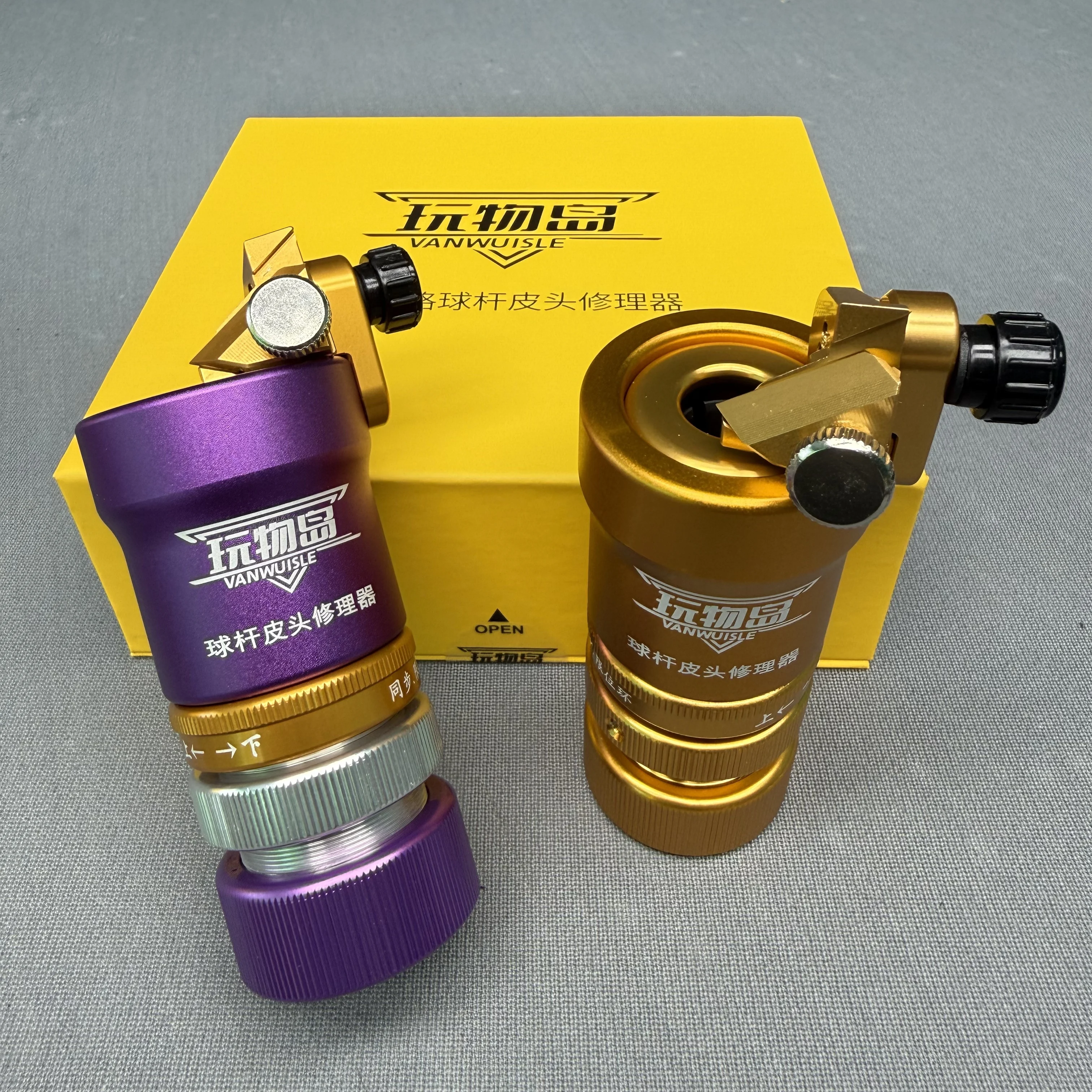 2026 Hot! Nice Quality Billairds Cue Tip Tool Replacement Tip Repairment Tool Box Packaging Billiards Accessories view 3