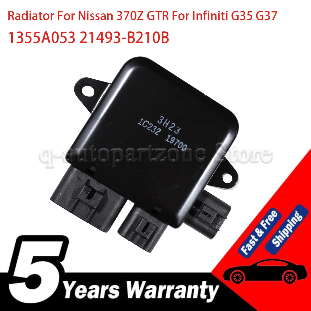 

Модуль управления вентилятором охлаждения радиатора, реле ECU для Nissan 370Z GTR Juke Leaf для Infiniti G35 G37 M35 Hybrid 1355A053 21493-B210B