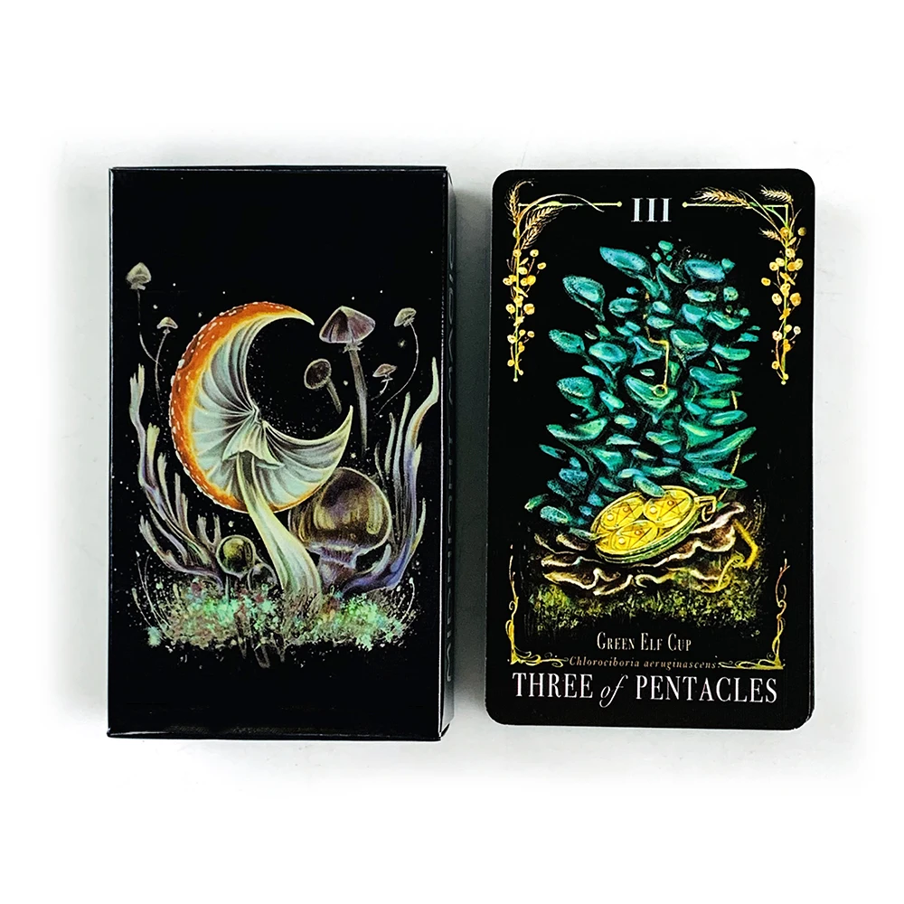 Exquisite Tarot Cards A 78 Deck Oracle English Visions Divination Edition Borad Playing Games ,Ideal For Divination, Meditation