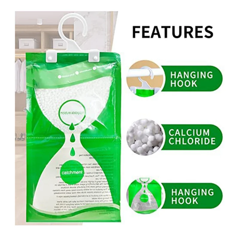 ABDJ-Absorbente de humedad para armario, 20 piezas, deshumidificador colgante contra humedad, antimoho