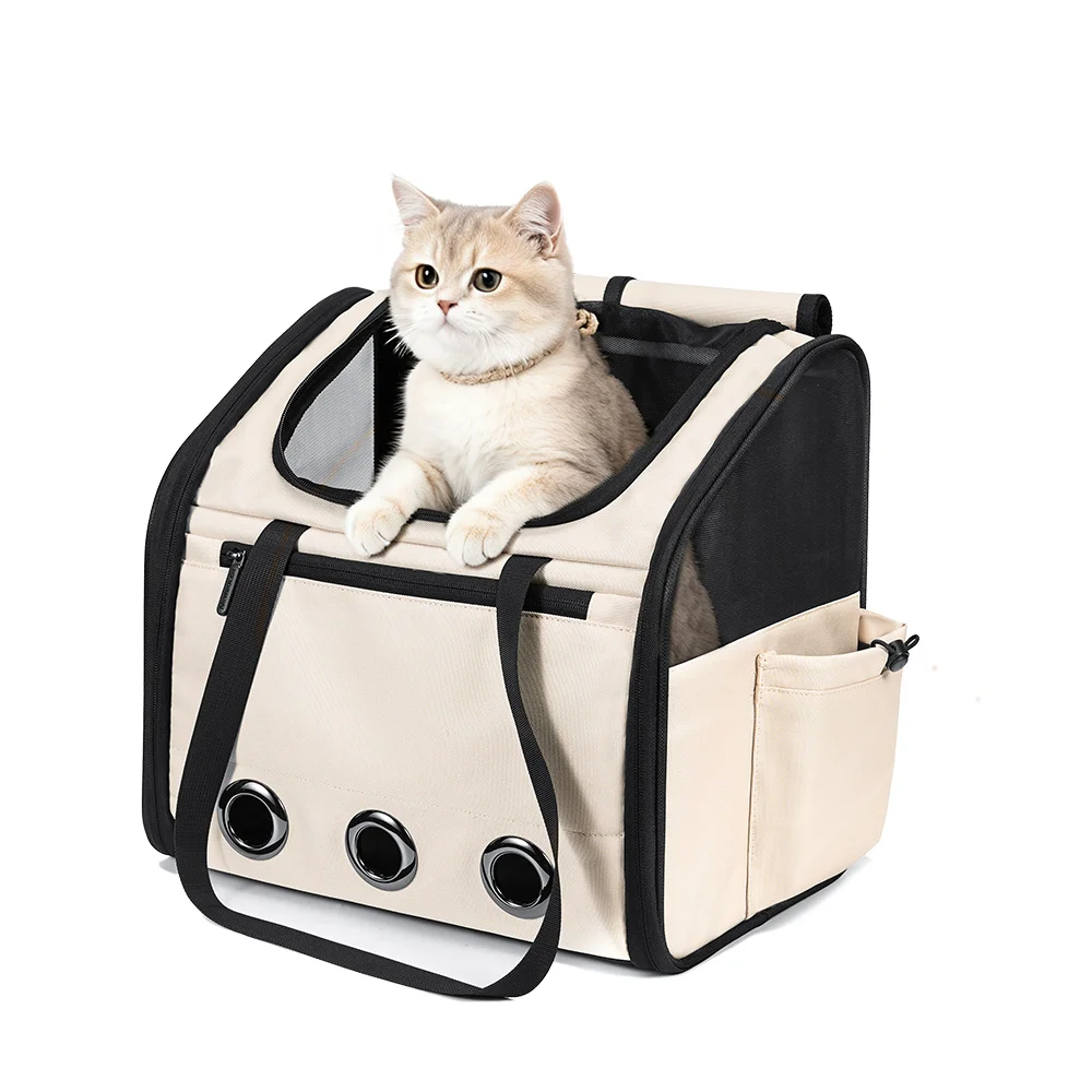 NEWBOLER Brompton Faltbare Fahrradtasche, Haustiertasche, tragbare Fahrrad-Fronttasche, faltbare Outdoor-Reisetasche für Katzen und Hunde – Detail 27