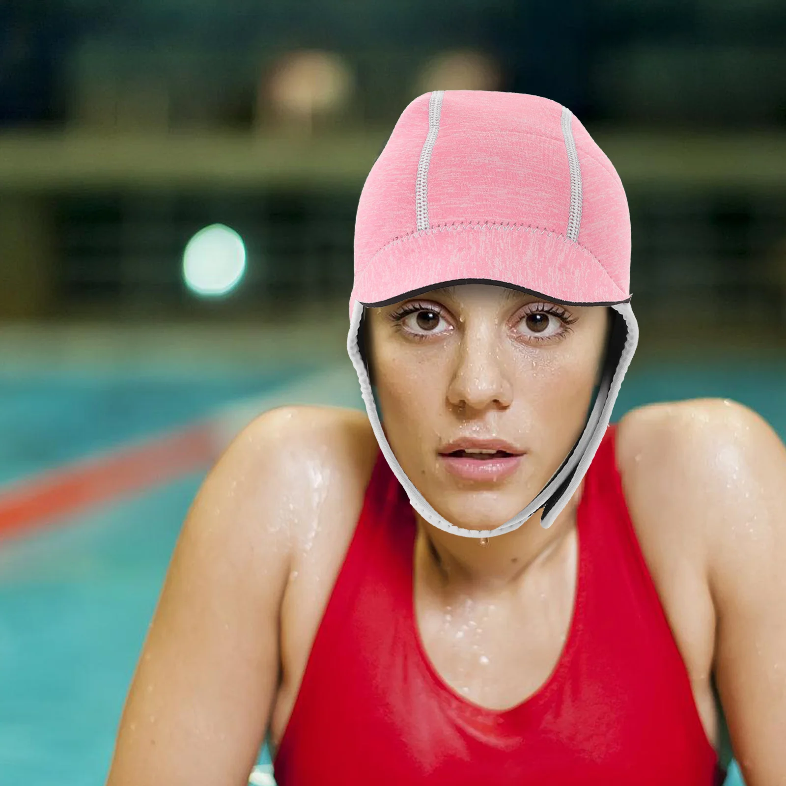 الغوص الحراري هود 2 مللي متر الغوص قبعة السباحة الرجال النساء الدافئة بذلة هود تحت الماء الغوص تصفح بركة مقنعين قبعة #1