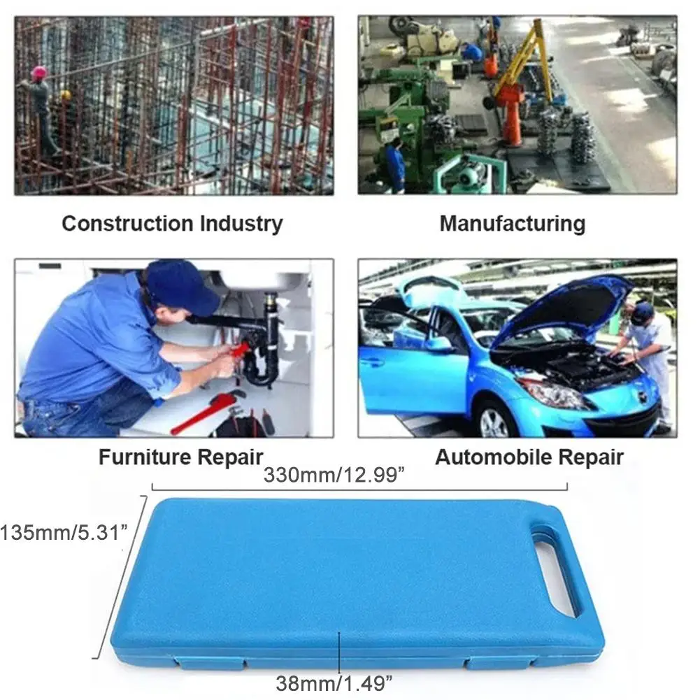 40Pcs Impact Socket Set 1/2'' 3/8'' Adaptor Drive Shank Hex Torx XZN Star Extension Bit Socket Adaptor Conversion Tool