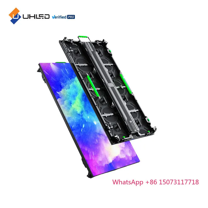 렌탈 LED 디스플레이 스크린 P2.604mm 교회용 LED 비디오 월 패널 5*3m 실내외 무대 배경용 LED 스크린