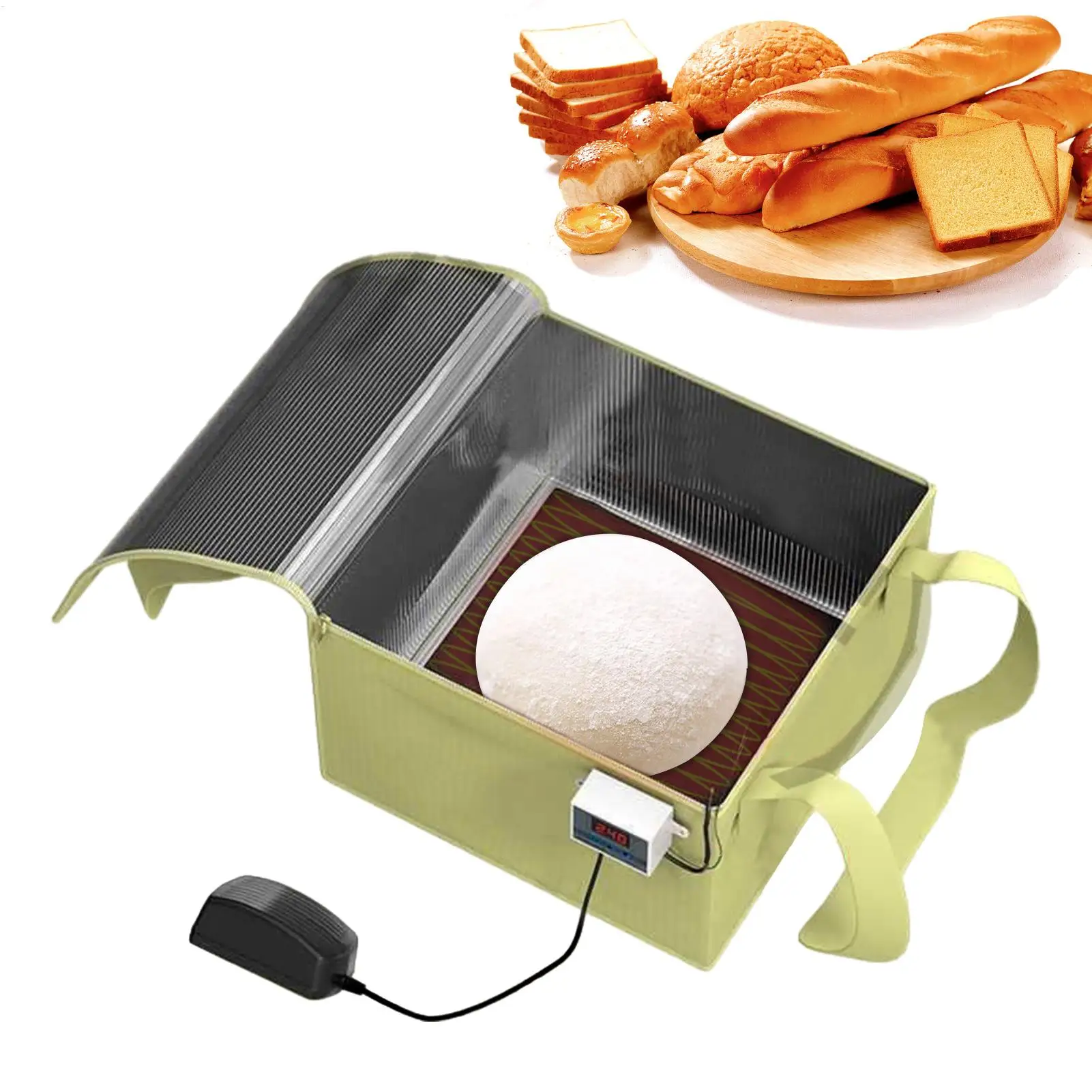 Home Bread Warming Box Temperature Controlled Fermenting Bag With Auto Shut Off Dough Proofer Fermentation Equipment For Baking