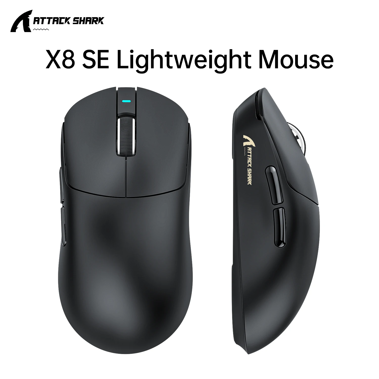 ATTACK SHARK X8SE トライモード ワイヤレス ゲーミング マウス、55g